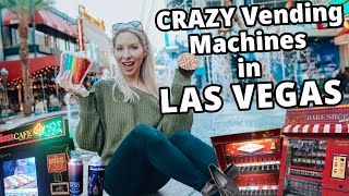 Las Vegas Vending Machines  Pizza amp Cake ATM What Could Possibly Go Wrong We Put it to the Test [upl. by Ongun936]