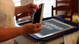 How to screen print with the Yudu Machine By ScrappinCricut [upl. by Garges]