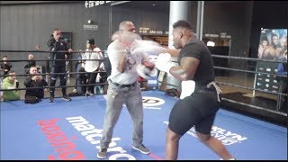 EXPLOSIVE HEAVYWEIGHT BIG BABY JARRELL MILLER FULL amp COMPLETE PAD SESSION  MILLER v DUHAUPAS [upl. by Mcclimans85]