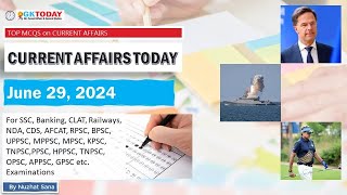 29 June 2024 Current Affairs by GK Today  GKTODAY Current Affairs  2024 March [upl. by Dnumyar323]