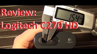 Lars Reviews  Logitech C270 HD Webcam mit Video  Ton Test DEUTSCH HD [upl. by Alyakim89]