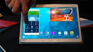 Samsung Galaxy Tab S coger llamada de teléfono [upl. by Ardnuaet]