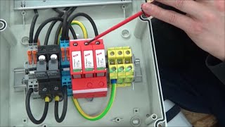 5  PV Anlage  Generatoranschlusskasten GAKlight  Überspannungsschutz  Absicherung DCUV [upl. by Nnayr]