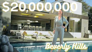 Inside a 20000000 Mega Mansion in Beverly Hills 90210  Luxury Home Tour Nightfall Group [upl. by Nesnaj]