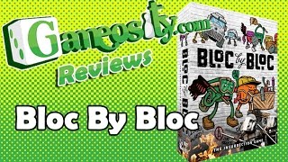 Gameosity Reviews Bloc by Bloc The Insurrection Game [upl. by Neerbas800]