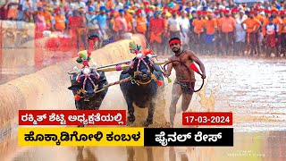 Hokkadigoli Kambala Final race 2024  ಹೊಕ್ಕಾಡಿಗೋಳಿ ಕಂಬಳ ಫೈನಲ್ ರೇಸ್ [upl. by Tome898]