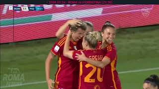 the PATH of AS ROMA ♀ Coppa Italia 2024 [upl. by Spillar]