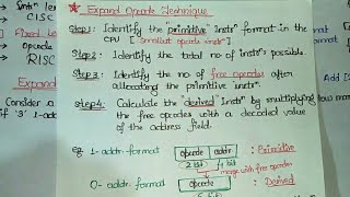 Expand Opcode technique in detail with examples part 1 [upl. by Cordelie]