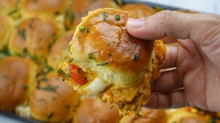 Chicken Tikka Sliders Recipe By Recipes Of The World [upl. by Eveneg]