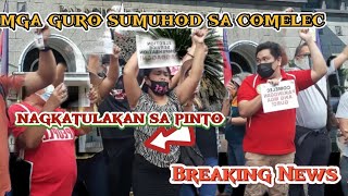 Breaking News  Mga Guro sumugod sa Comelec  Election Honorarium Itaas  BLACK MPH [upl. by Hollah]