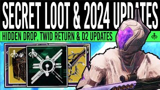 Destiny 2 SECRET UNLOCK amp 2024 UPDATES First TWID New Hidden Loot Reset Rewards Boosts 16 Jan [upl. by Einahpehs]