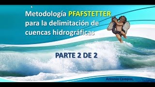 Arcgis online  Como delimitar y codificar cuencas con PFAFSTETTER y ArcGis  PARTE 2 DE 2 [upl. by Nnylacissej601]