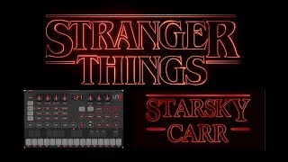 Stranger Things Theme Music Tutorial using a single synth with IK Multimedia UNO [upl. by Anitan622]