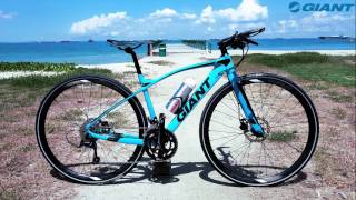 2018 Giant FastRoad SLR2 Fitness bike review  XS [upl. by Enhpad]