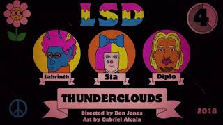 LSD  Thunderclouds  Male version  Lower pitch [upl. by Naie]