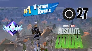 High Kill Solo Ranked Win Gameplay Fortnite Chapter 5 Season 4 [upl. by Trenton533]