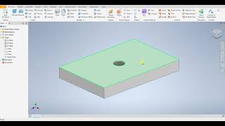 Auto desk inventor professional 2022 tutorial Drill jig Part 1 [upl. by Aileme]