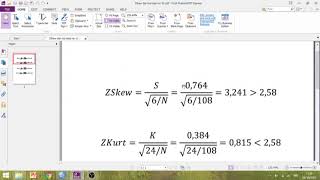 Normalitas Data dengan Metode Skewness dan Kurtosis dengan SPSS Versi 25 [upl. by Hennie498]