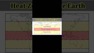 Heat Zones of the Earth  Climate Zones  Heat Zones  Deeksha Kashyap geography youtubeshorts [upl. by Analram]