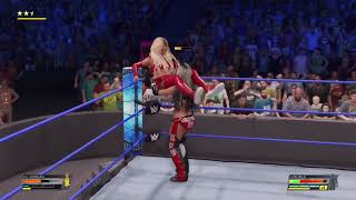 WWE 2K22Carmella vs liv morgan [upl. by Austen]