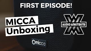 Micca AD250 Mini Amp amp RB42 Bookshelf Speakers Unboxing amp Review First Video Ever [upl. by Nette]