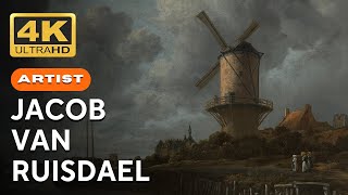 Immerse Yourself In The Serene Landscapes Of Jacob van Ruisdael With Relaxing Music [upl. by Lorie]