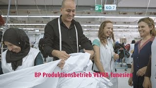 BP® Berufsbekleidung  Produktionsbetrieb Vetra Tunesien [upl. by Atterrol]