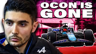 Esteban Ocon OFFICIALLY SACKED by Alpine [upl. by Lydell]