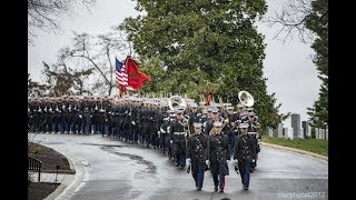 Burial of Gen PX Kelley at Arlington National Cemetery [upl. by Coraline965]