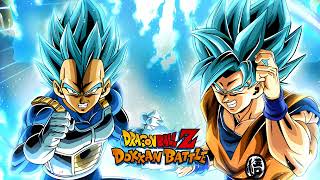 Dragon Ball Z Dokkan Battle AGL LR Super Saiyan Blue Goku amp Vegeta Active Skill OST Extended [upl. by Breanne]