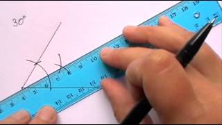 Constructing an Angle of 30 degrees [upl. by Myca16]