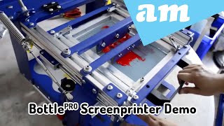 ScreenMaster BottlePRO Screen Printer Demonstration and Basic Operation Steps Explained [upl. by Amliw]