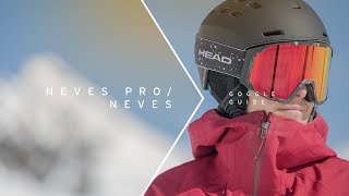 HEAD Ski Goggle NEVES PRO amp NEVES [upl. by Soloman]