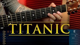 Titanic Theme  My Heart Will Go On Guitar Tutorial  TABS Christianvib [upl. by Kempe988]