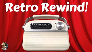 Prunus J130 AM FM BT MP3 Retro Style Portable Radio Review [upl. by Selemas]