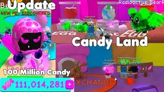 Update Free Legendary Dominus Pet Candy Land 100 Million Candy  Bubble Gum Simulator [upl. by Atirahc]