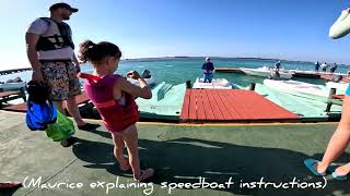 Speedboat and Snorkeling Excursion in Cuba Part 1  wethemuttons vid681 [upl. by Vasyuta]