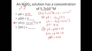 Given H or OH Calculate pH amp pOH [upl. by Henriques]