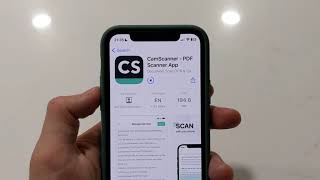 How to Download CamScanner PDF Scanner App on iPhone iOS [upl. by Aneehsal]