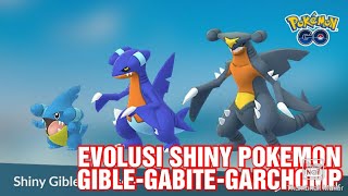 EVOLUSI SHINY POKEMON GIBLE  GABITE  GARCHOMP [upl. by Landry741]