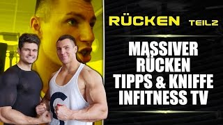 Massiver Muskelaufbau mit Rückentipps von InFitness TV Teil 2 Training  DanielGildner com [upl. by Hiasi969]