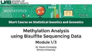 Bisulfite Methylation Sequencing Analysis  Module 1 [upl. by Idorb]