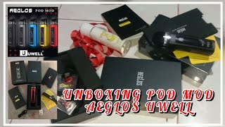 Unboxing Pod Aeglos Uwell unboxing vape vapor [upl. by Sharman566]