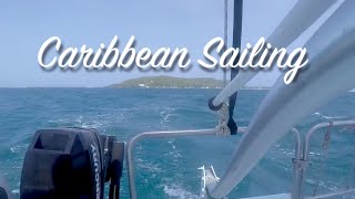 Caribbean Sailing First Video in a Hunter 235 [upl. by Ayel]