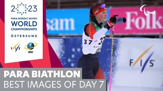 2023 Para Nordic Skiing World Championships  Para biathlon Best Images of Day 7  Paralympic Games [upl. by Yrro562]