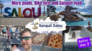 Sanguli Resort Salou  Day TWO  MORE POOLS  Bike hire  Sanguli Takeaway 🍕🏊‍♂️🚲 [upl. by Sanfourd]