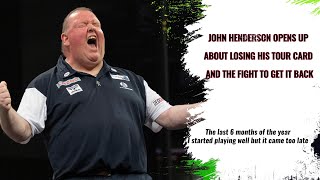 John Henderson OPENS up about losing his tour card and the fight to get it back [upl. by Nadeau]