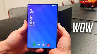 Samsungs Rollable Phone  Hands On Video [upl. by Jew]