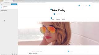 How to change your site identity header image colors and widgets for Blaskan theme [upl. by Kcerred881]