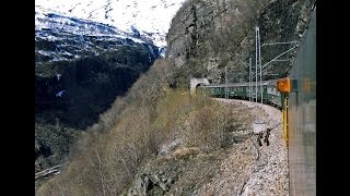 Flåmsbana Flam Railway Die Flåmsbahn Flåmsbanen  with pictures from Flåmsdalen [upl. by Javier]